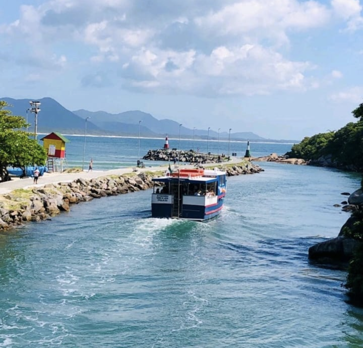 ILHA DO CAMPECHE SAÍDA BARRA DA LAGOA