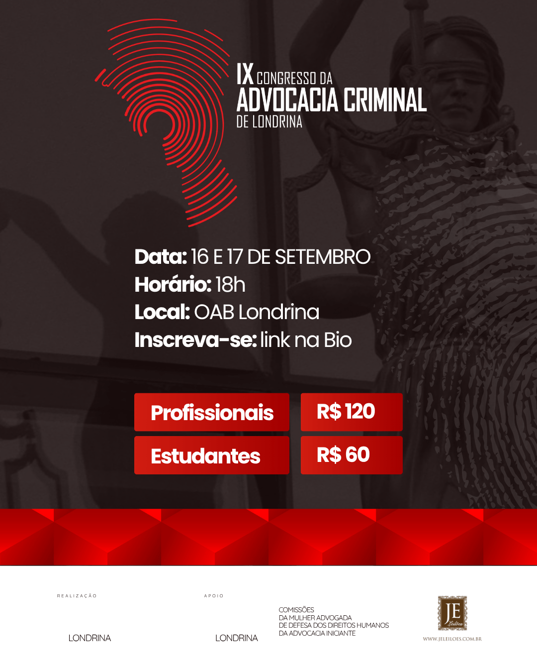 IX Congresso da Advocacia Criminal de Londrina/PR